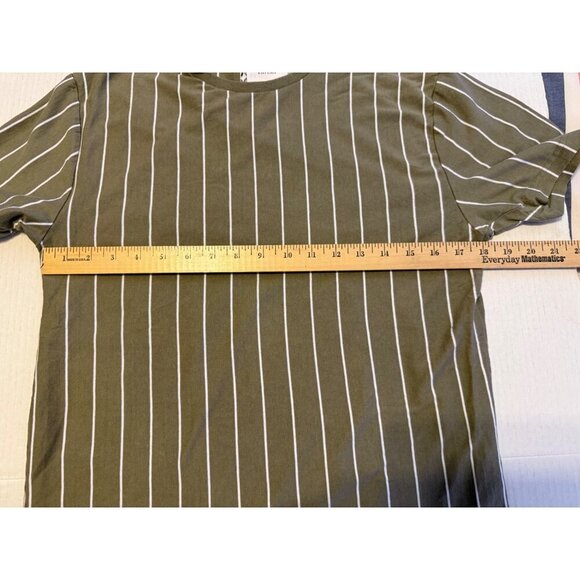 Denim & Flower Ricky Singh Tan Striped T-Shirt Small - Picture 8 of 16